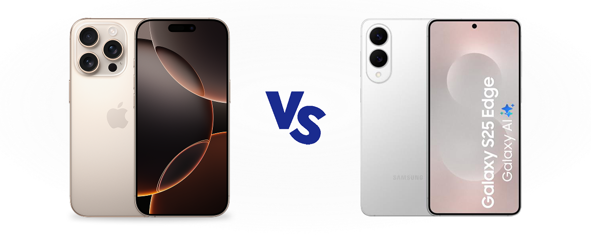 Apple iPhone 16 Pro vs Samsung Galaxy S25 Edge