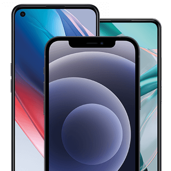 Verschillende formaten smartphones