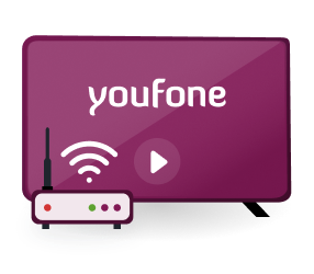 Youfone Internet + TV
