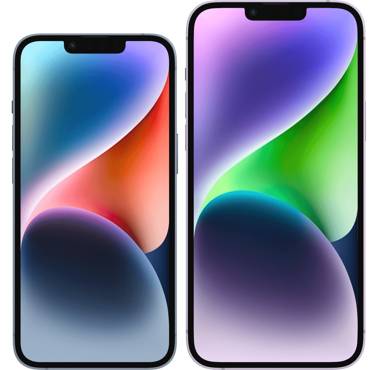 iPhone 14 en iPhone 14 Plus formaat