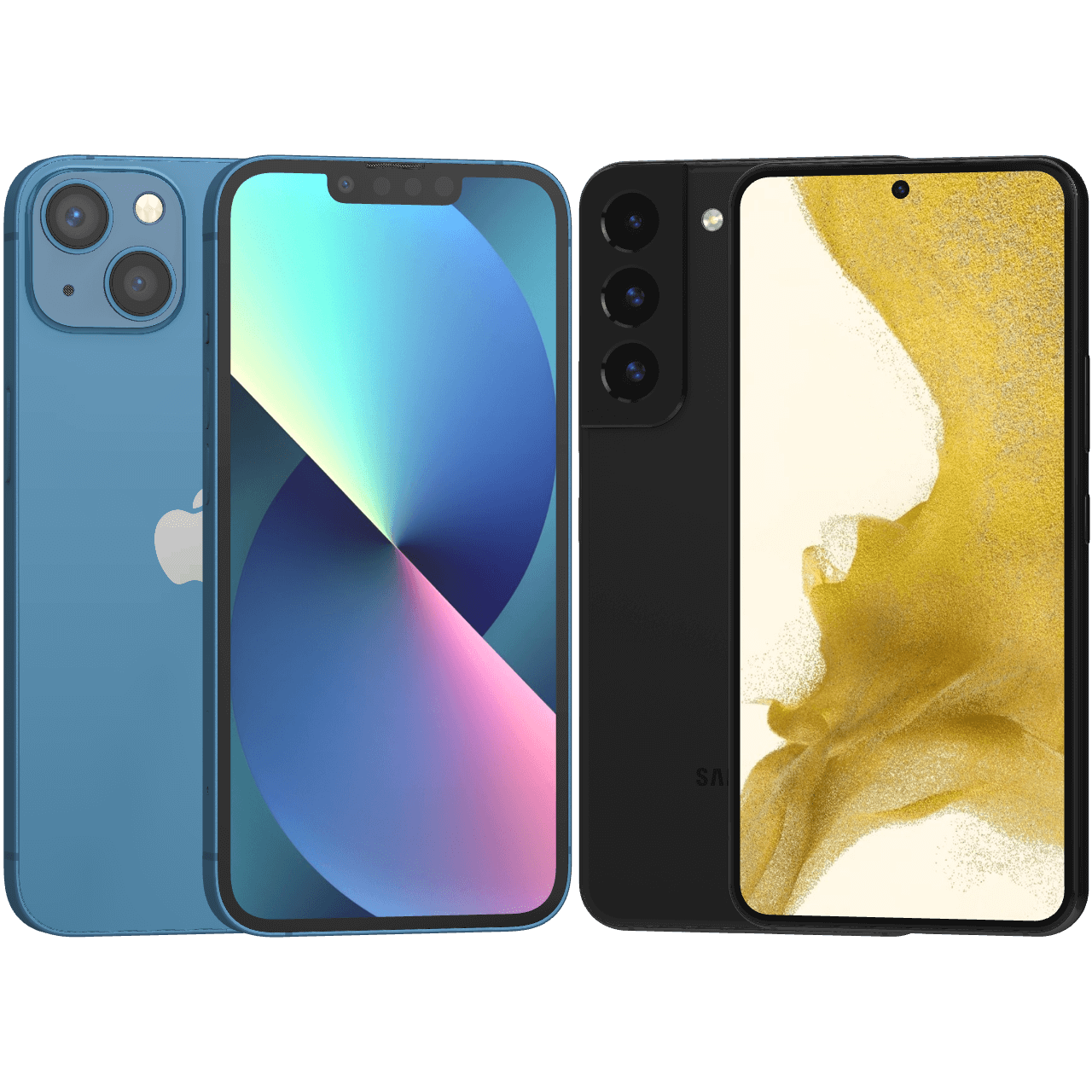 Design iPhone 13 en Galaxy S22